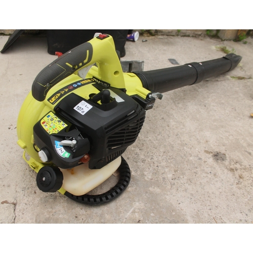 45 - RYOBI PETROL BLOWER  NO  VAT