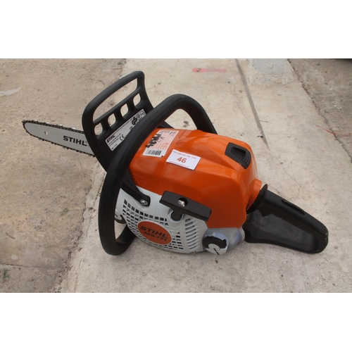 46 - A STIHL 171 CHAINSAW  NO  VAT