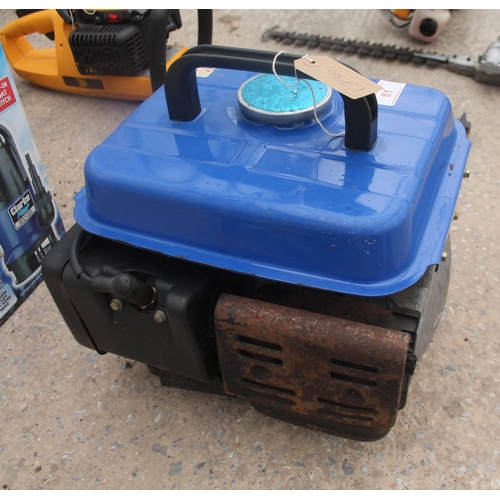 51 - PRO USER 850W PETROL GENERATOR  + VAT