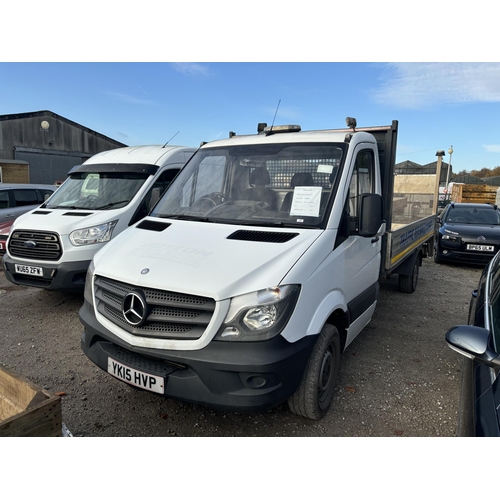 186 - A MERCEDES SPRINTER 313 CDI DROPSIDE LORRY REG; YK15 HVP MOT 16  JUNE 2025  199654 MILES, TWO KEYS, ... 