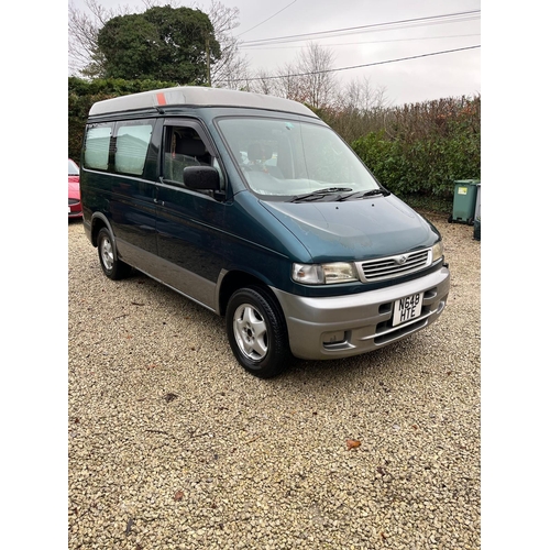 191 - A Mazda motor caravan (N648hte) 2.4 litre diesel automatic eight seater with pop up roof electric bl... 