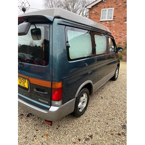 191 - A Mazda motor caravan (N648hte) 2.4 litre diesel automatic eight seater with pop up roof electric bl... 