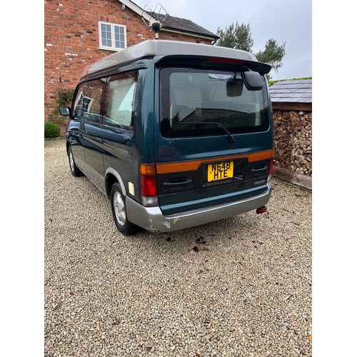 191 - A Mazda motor caravan (N648hte) 2.4 litre diesel automatic eight seater with pop up roof electric bl... 