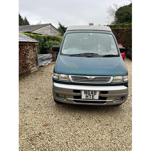 191 - A Mazda motor caravan (N648hte) 2.4 litre diesel automatic eight seater with pop up roof electric bl... 