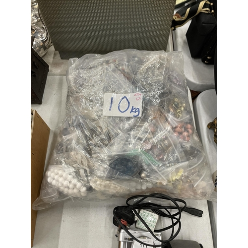 170 - 10 KG OF INDIVIDUALLY BAGGED COSTUME JEWELLERY