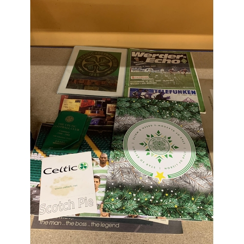 405 - A COLLECTION OF CELTIC AND SCOTTISH FOOTBALL MEMORABILIA