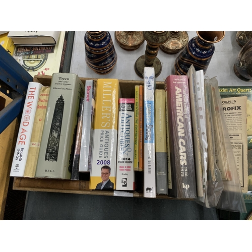 474 - A QUANTITY OF ANTIQUE PRICE GUIDES, HOBBIES WEEKLY, ETC