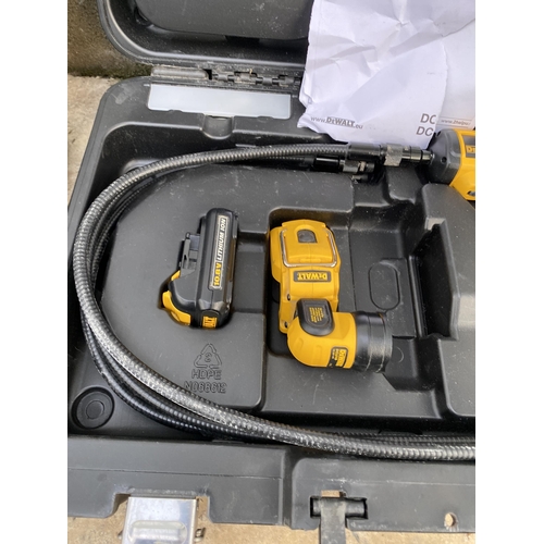 1668 - A BELIEVED AS NEW DEWALT CORDLESS INSPECTION CAMERA KIT WITH CARRY CASE