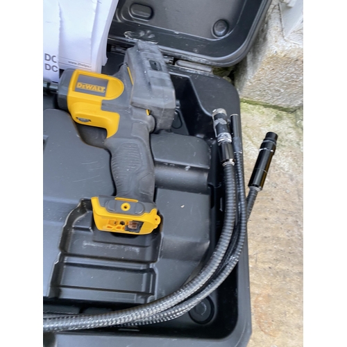 1668 - A BELIEVED AS NEW DEWALT CORDLESS INSPECTION CAMERA KIT WITH CARRY CASE