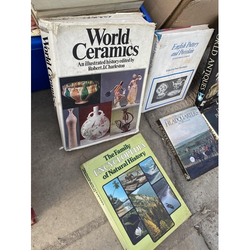 2057 - AN ASSORTMENT OF VARIOUS VINTAGE BOOKS