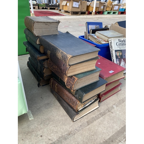 2058 - AN ASSORTMENT OF VARIOUS VINTAGE BOOKS