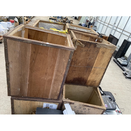 2267 - A LARGE QUANTITY OF TEA CHESTS