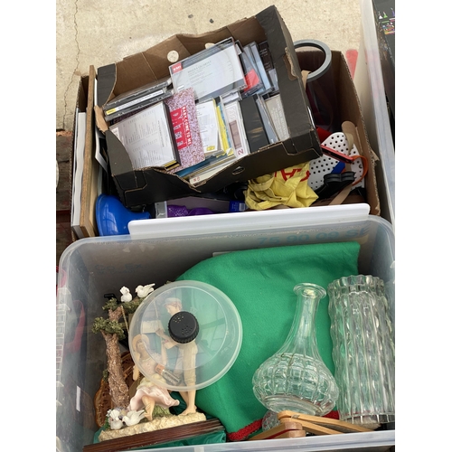 2278 - AN ASSORTMENT OF HOUSEHOLD CLEARANCE ITEMS