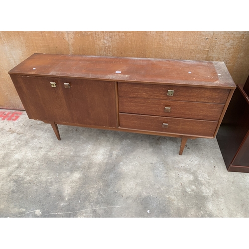 3040 - A RETRO TEAK LEWIS'S RANELLA SIDEBOARD 64