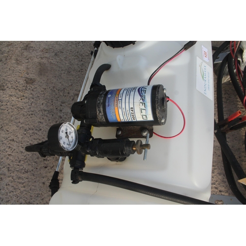 122 - ATV BOOM SPRAYER 60 litre 8.3LPN  VERY LITTLE USE AND BOOM AND LANCE IN FULL WORKING ORDER - SEE VID... 