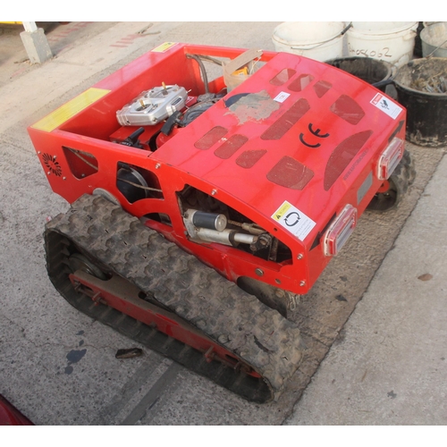 136 - REMOTE CONTROL TRACK MOWER AS NEW +  VAT