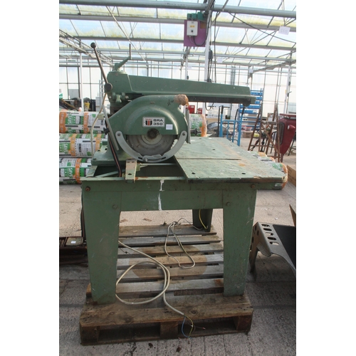 137 - WADKIN RADIAL SAW  NO VAT