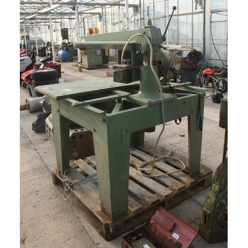 137 - WADKIN RADIAL SAW  NO VAT