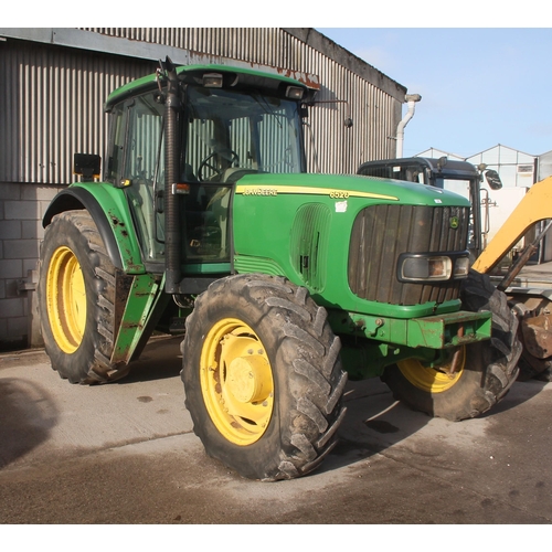 200 - A JOHN DEERE 6520 TRACTOR, REGISTRATION  PF05 E0M,  FIRST REGISTERED 24/08/2005,  9442 HOURS (SECOND... 