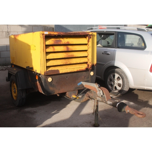 207 - AN ATLAS COPCO DIESEL AIR COMPRESSOR - PLUS VAT