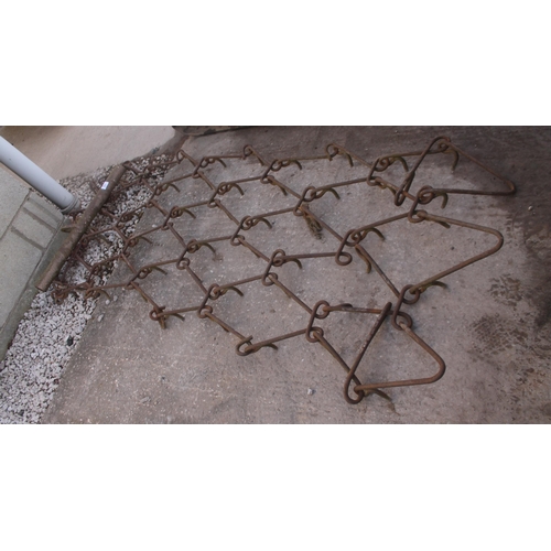 221 - A SET OF CHAIN HARROWS NO VAT