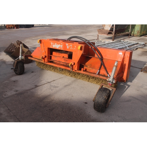 252 - MOUNTED ROAD SWEEPER + VAT