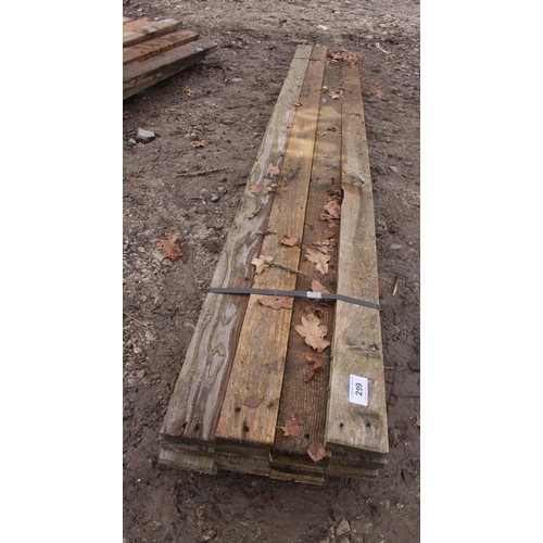 299 - 15 TIMBERS 6' PLUS LONG 3