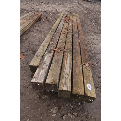 300 - 12 TIMBERS 12' LONG 4