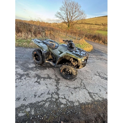 139 - 2023 HONDA 420 QUAD BIKE 1700 HOURS JUST BEEN FULLY SERVICED NEW TYRES - X2 KEYS IN OFFICE   NO VAT