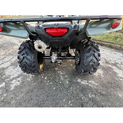 139 - 2023 HONDA 420 QUAD BIKE 1700 HOURS JUST BEEN FULLY SERVICED NEW TYRES - X2 KEYS IN OFFICE   NO VAT