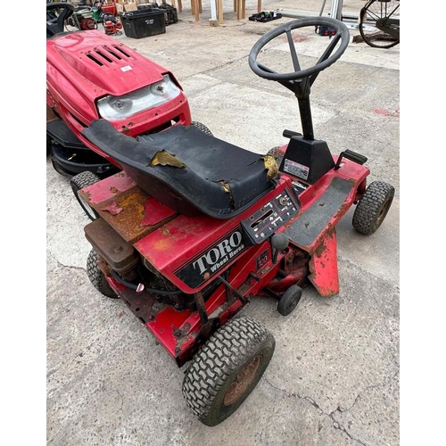 143 - TORO WHEEL HORSE 8.252 RIDE ON MOWER NO VAT