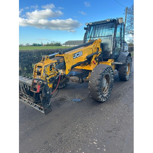 199 - A 2014 JCB TM 320 TELEHANDLER,  APPROX 10000 HOURS, STARTS RUNS & DRIVES PLUS  VAT