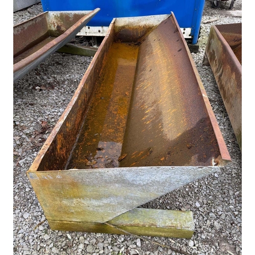 280 - A CATTLE TROUGH APPROX 8' LONG + VAT