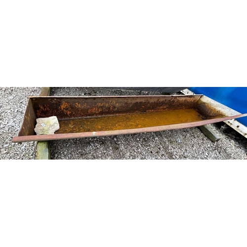 280 - A CATTLE TROUGH APPROX 8' LONG + VAT