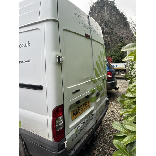 183 - A FORD TRANSIT DIESEL VAN,  MANUAL TRANSMISSION, 102081 MILES,  REGISTRATION NX63CEJ (03/10/2013)- S... 