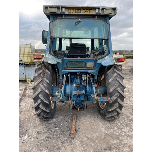 206 - A 1987 FORD 6610 TRACTOR, REGISTRATION D799 DRF, ONE OWNER FROM NEW ON A LOCAL ARABLE FARM, ORIGINAL... 