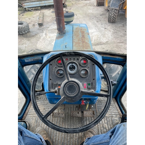 206 - A 1987 FORD 6610 TRACTOR, REGISTRATION D799 DRF, ONE OWNER FROM NEW ON A LOCAL ARABLE FARM, ORIGINAL... 