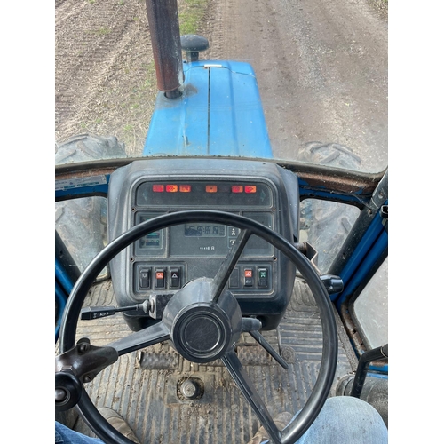 206 - A 1987 FORD 6610 TRACTOR, REGISTRATION D799 DRF, ONE OWNER FROM NEW ON A LOCAL ARABLE FARM, ORIGINAL... 