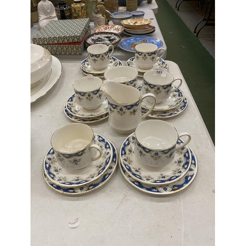 107 - A VINTAGE PARAGON CONISTON TEASET