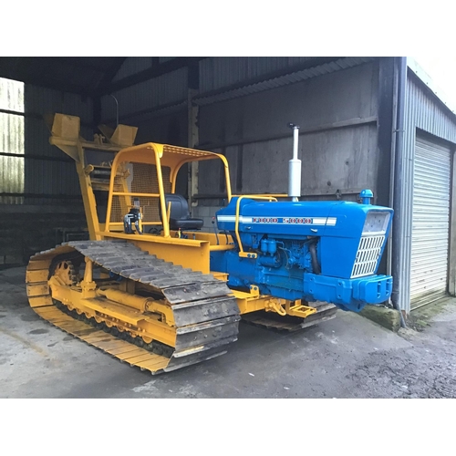 208 - A FORD 5000  4 CYLINDER TRACTOR UNIT COMPLETE WITH BROUGHTON 10 TONNE PTO DRIVEN WINCH HYDRAULICS CO... 