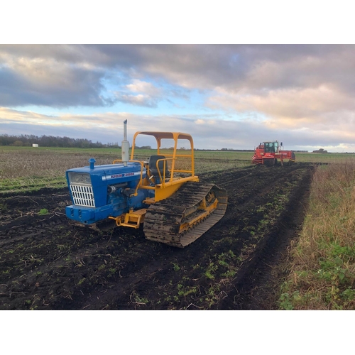 208 - A FORD 5000  4 CYLINDER TRACTOR UNIT COMPLETE WITH BROUGHTON 10 TONNE PTO DRIVEN WINCH HYDRAULICS CO... 