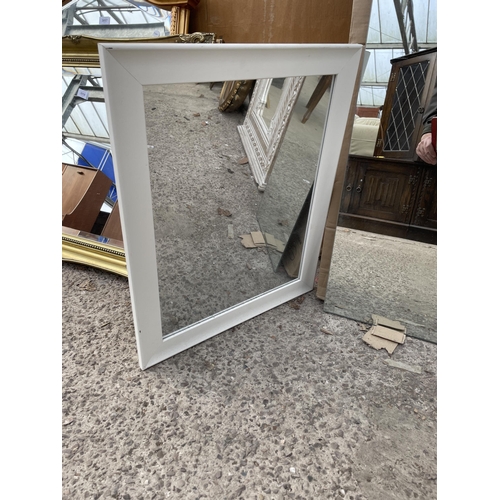 3060 - A FRAMELESS MIRROR, 47