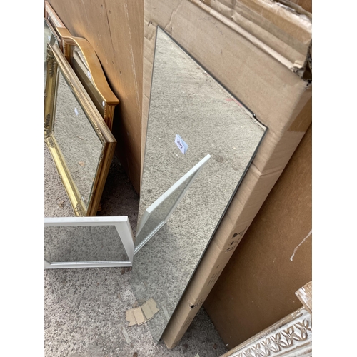 3060 - A FRAMELESS MIRROR, 47