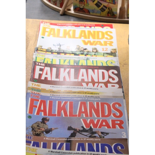 281 - A COLLECTION OF FALKLANDS WAR MAGAZINES AND FLYING SAUCER REVIEWS