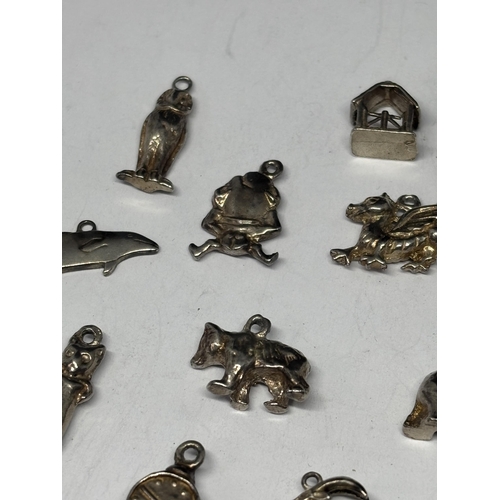  TWENTY SILVER CHARMS