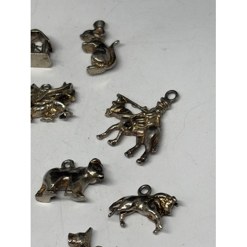  TWENTY SILVER CHARMS