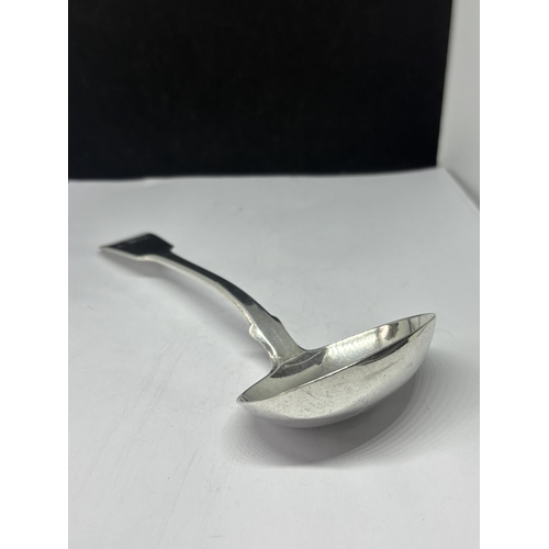  A HALLMARKED CHESTER SILVER LADLE