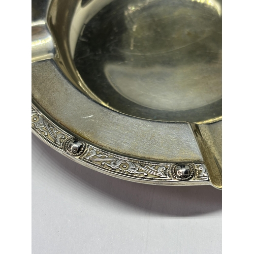  A HALLMARKED BIRMINGHAM 1909 SILVER DISH