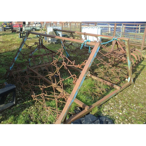  FOLDING GRASS HARROWS  + VAT