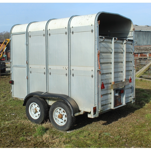  IFOR WILLIAMS CATTLE TRAILER  + VAT